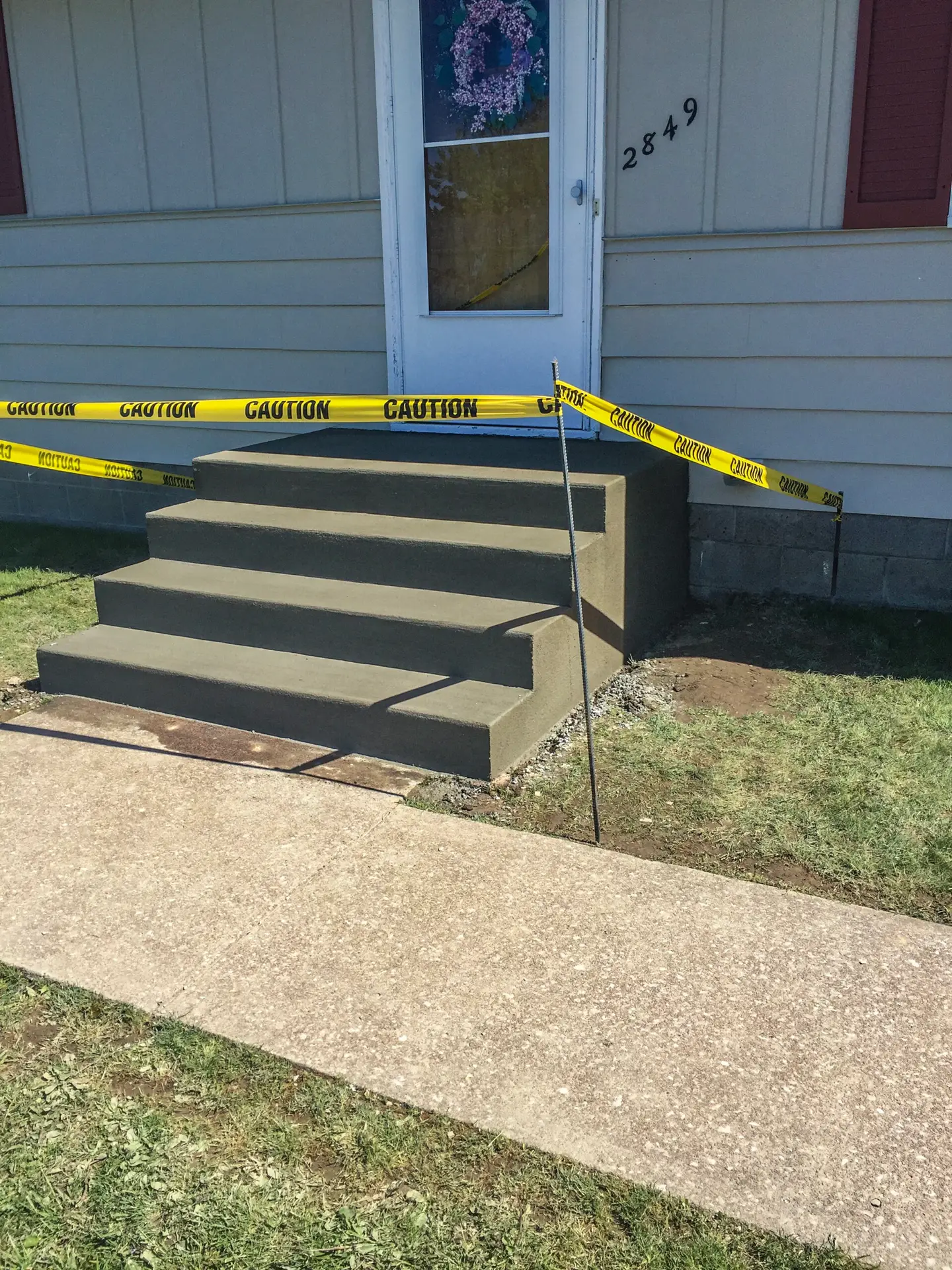 steps concrete work